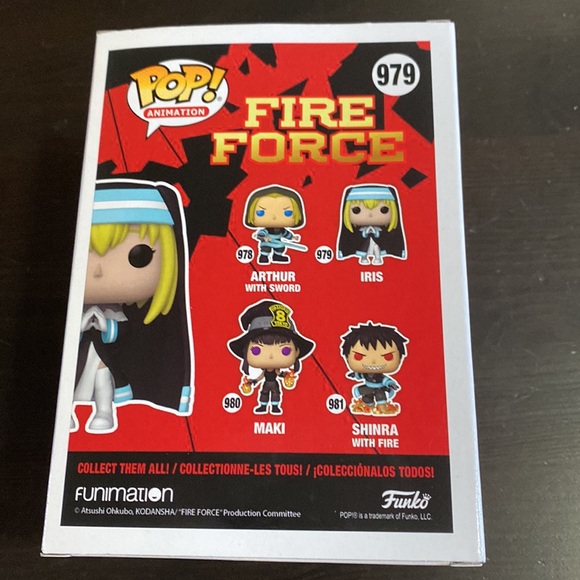 iris funko pop! from fire force - Picture 2 of 3